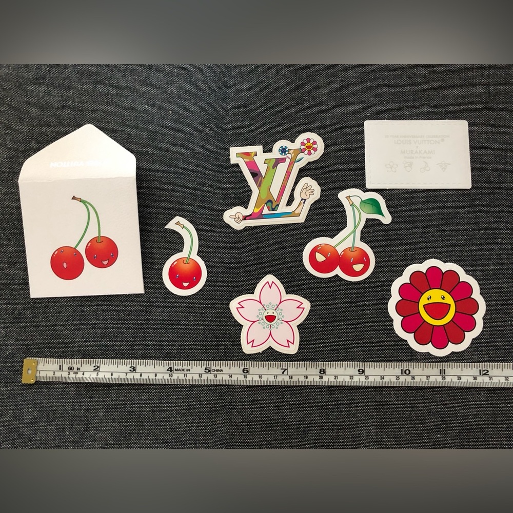 Louis Vuitton x Murakami Cerise Cherry Stickers - 20th Anniversary Celebration